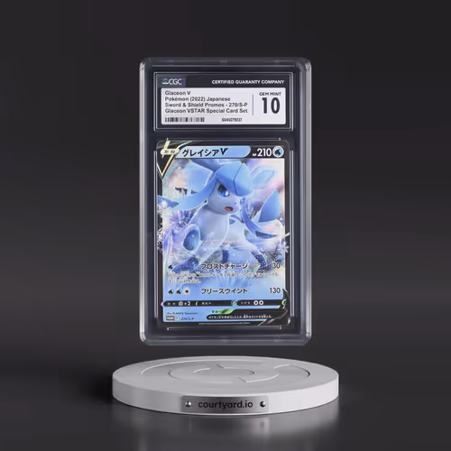 2019 Sword & Shield Promos #270/S-P Glaceon V - Holo Glaceon VSTAR Special Card Set (CGC 10 GEM MINT
