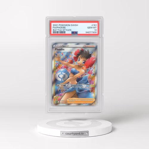 2021 Pokémon Sword & Shield Battle Styles #161 Phoebe - Full Art (PSA 10 GEM MINT)