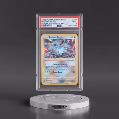2022 Pokémon Swsh Black Star Promo #230 Radiant Eevee - Holo Pokemon Go Premium Collection Radiant E