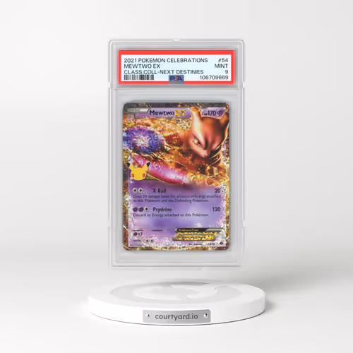 2021 Pokémon Celebrations Classic Collection #54 Mewtwo EX - Holo (PSA 9 MINT)