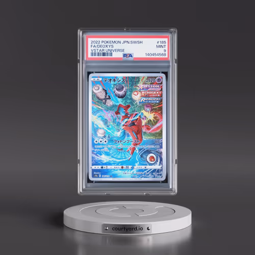 2022 Pokémon Sword & Shield Vstar Universe #185 Deoxys - Full Art (PSA 9 MINT)