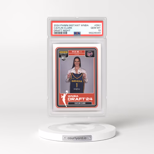 2024 Panini Instant WNBA Draft Night #DN1 Caitlin Clark (PSA 10 GEM MINT)