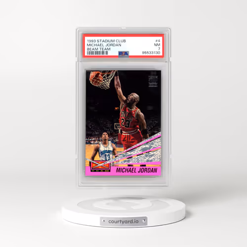 1993 Stadium Club Beam Team #4 Michael Jordan (PSA 7 NM)
