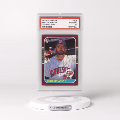 1987 Donruss Opening Day #226 Bert Blyleven (PSA 10 GEM MINT)