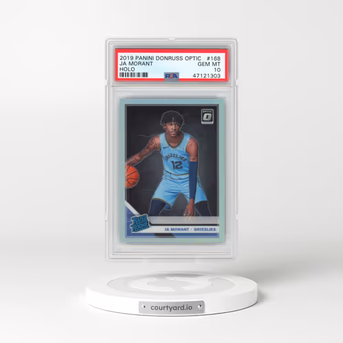 2019 Panini Donruss Optic #168 Ja Morant - Holo (PSA 10 GEM MINT)