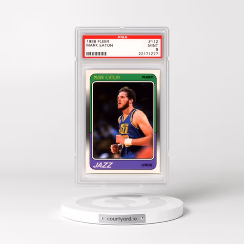 1988 Fleer #112 Mark Eaton (PSA 9 MINT)