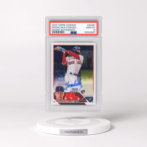 2023 Topps Chrome Rookie Autograph #RAMY Masataka Yoshida (PSA 10 GEM MINT)