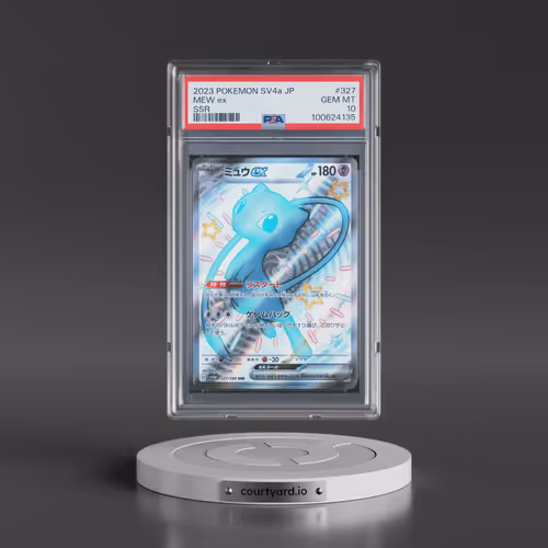 2023 Pokémon Sv4a-Shiny Treasure EX #327 Mew EX - Holo Ssr (PSA 10 GEM MINT)
