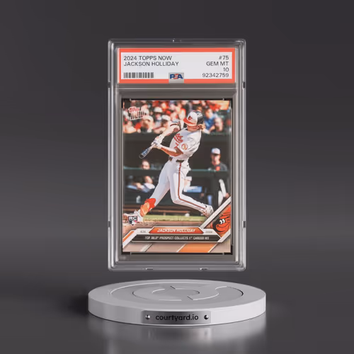 2024 Topps Now #75 Jackson Holliday (PSA 10 GEM MINT)
