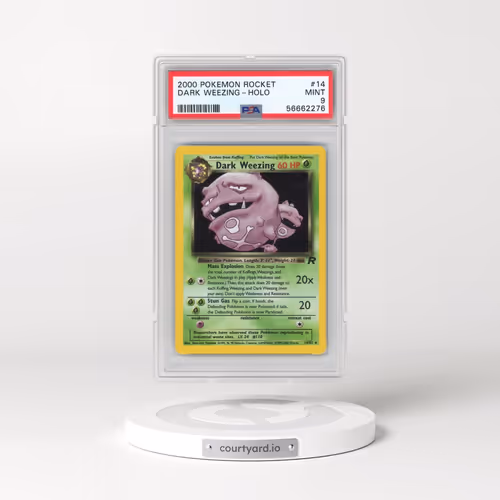 2000 Pokémon Rocket #14 Dark Weezing - Holo (PSA 9 MINT)