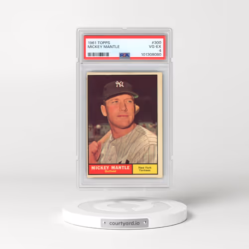 1961 Topps #300 Mickey Mantle (PSA 4 VG-EX)