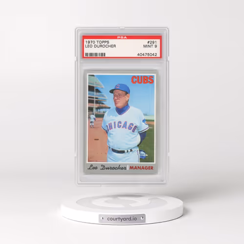 1970 Topps #291 Leo Durocher (PSA 9 MINT)