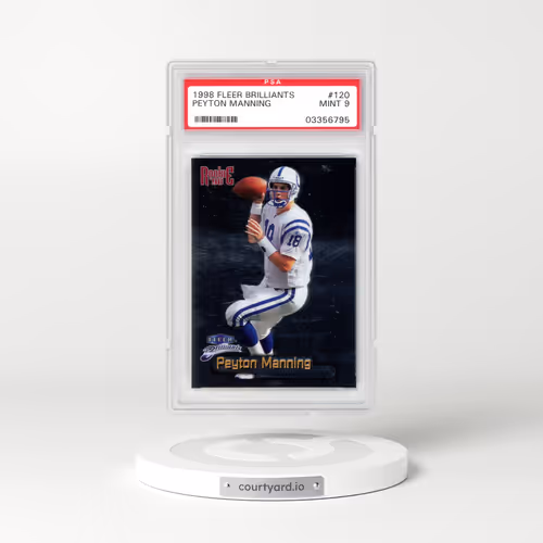 1998 Fleer Brilliants #120 Peyton Manning (PSA 9 MINT)