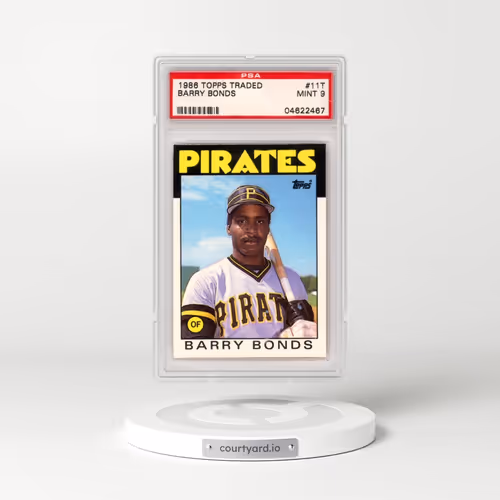 1986 Topps Traded #11T Barry Bonds (PSA 9 MINT)