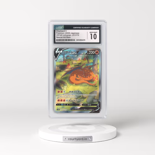 2022 Japanese VSTAR Universe #211 Charizard V - Full Art Holo (CGC 10 GEM MINT)