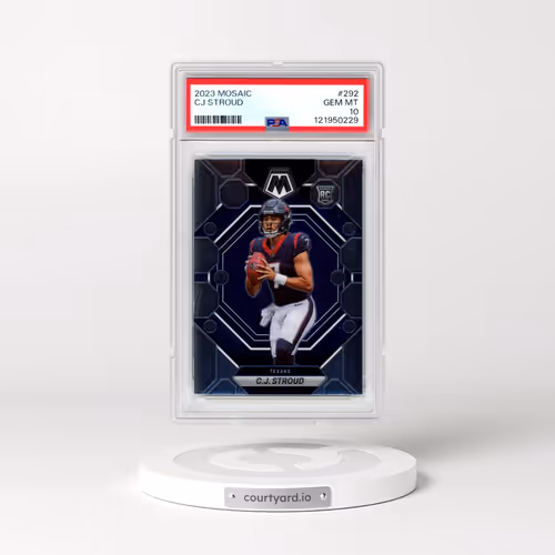 2023 Panini Mosaic #292 CJ Stroud (PSA 10 GEM MINT)