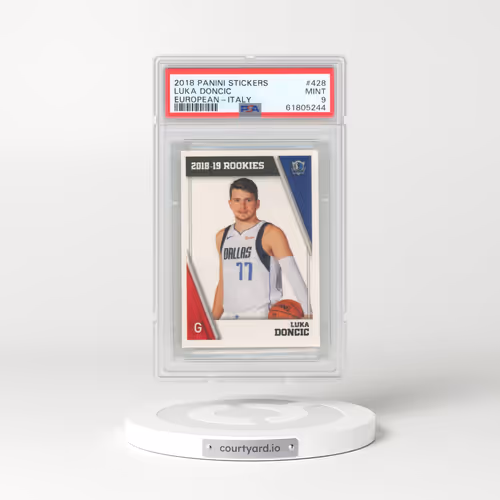 2018 Panini Stickers European #428 Luka Doncic - Italy (PSA 9 MINT)