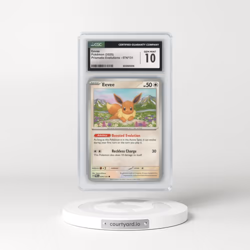 2025 Prismatic Evolutions - PRE EN #074/131 Eevee (CGC 10 GEM MINT)