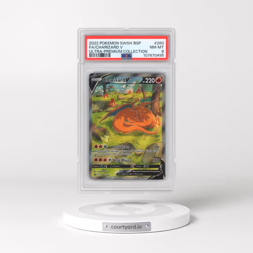 2022 Pokémon Swsh Black Star Promo #260 Charizard V - Holo Full Art Sword & Shield Ultra-Premium Collection-Charizard (PSA 8 NM-MT)