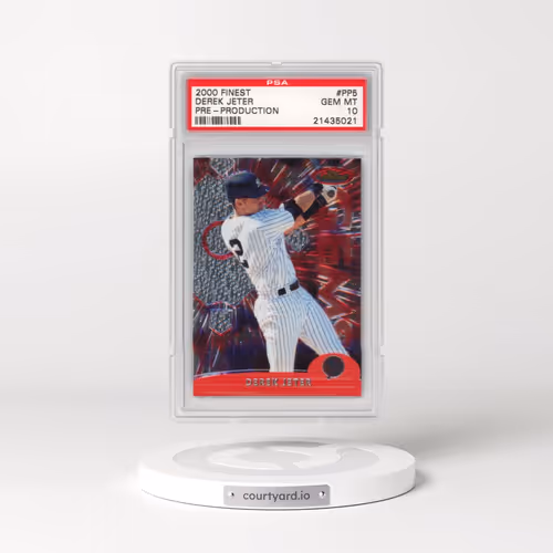 2000 Finest Pre-Production #PP5 Derek Jeter (PSA 10 GEM MINT)