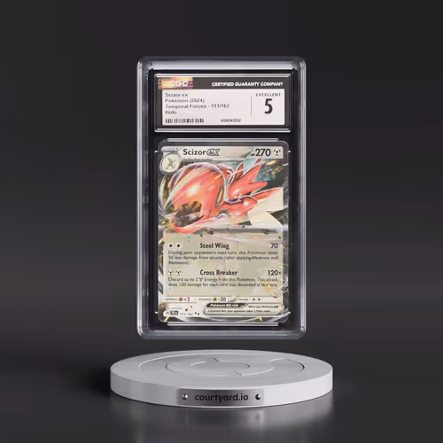 2024 Pokémon Tef EN-Temporal Forces #111 Scizor EX - Holo (CGC 5 EX)