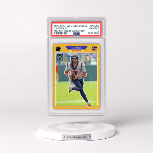 2023 Leaf Web Exclusives #PSG89 CJ Stroud - Pro Set Gold (PSA 10 GEM MINT)