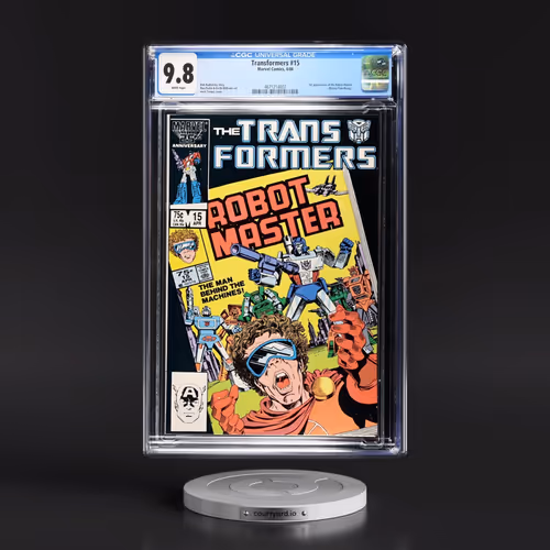 Transformers #15 CGC 9.8 White Pages (Marvel Comics, 4/86) - Universal
