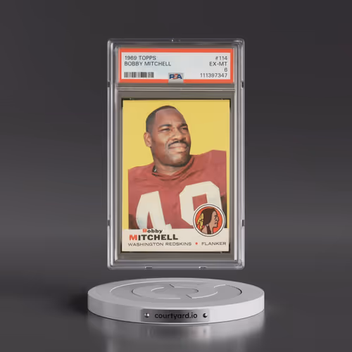 1969 Topps #114 Bobby Mitchell (PSA 6 EX-MT)