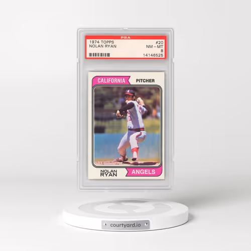 1974 Topps #20 Nolan Ryan (PSA 8 NM-MT)