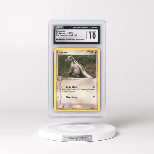 2005 EX Emerald #34/106 Linoone (CGC 10 GEM MINT)