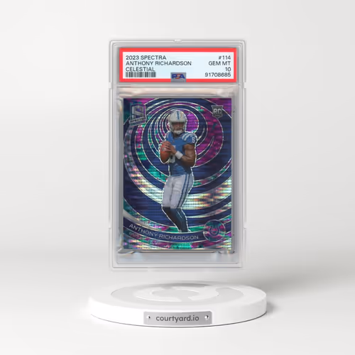 2023 Panini Spectra #114 Anthony Richardson - Celestial (PSA 10 GEM MINT)