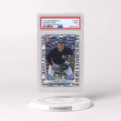 2014 Bowman Draft Picks Top Prospects #TP39 Aaron Judge - Silver Ice (PSA 9 MINT)