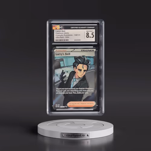 2025 Pokémon Pre EN-Prismatic Evolutions #139 Larry's Skill - Ultra Rare (CGC 8.5 NM-MT+)