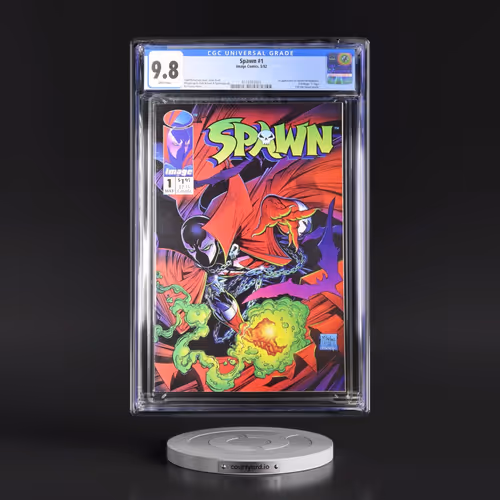 Spawn #1 CGC 9.8 White Pages (Image Comics, 5/92) - Universal