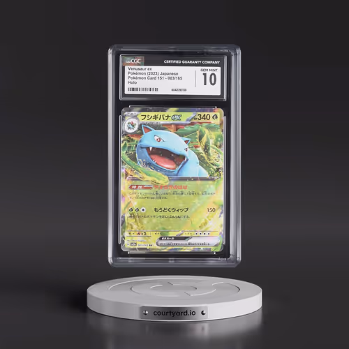 2023 Pokémon Card 151 #003/165 Venusaur ex - Holo (CGC 10 GEM MINT)