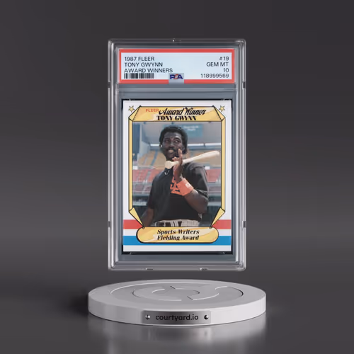 1987 Fleer Award Winners #19 Tony Gwynn (PSA 10 GEM MINT)