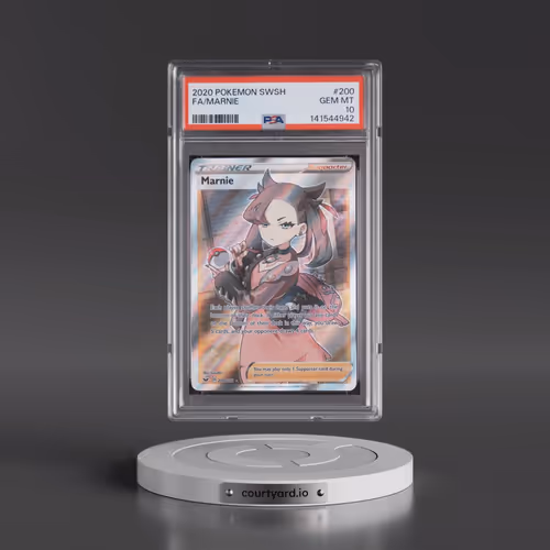 2020 Pokémon Sword & Shield #200 Marnie - Full Art (PSA 10 GEM MINT)