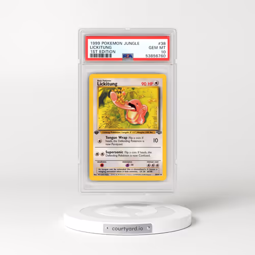 1999 Pokémon Jungle #38 Lickitung - 1st Edition (PSA 10 GEM MINT)