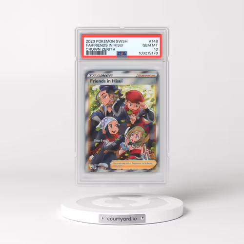 2023 Pokémon Sword and Shield Crown Zenith #148 Friends in Hisui - Full Art (PSA 10 GEM MINT)