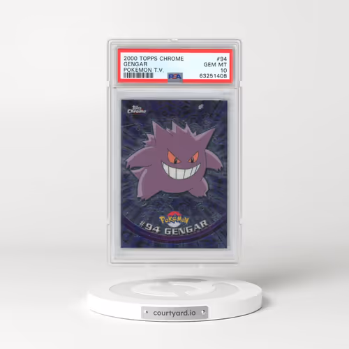 2000 Topps Chrome Pokémon T.V. #94 Gengar (PSA 10 GEM MINT)