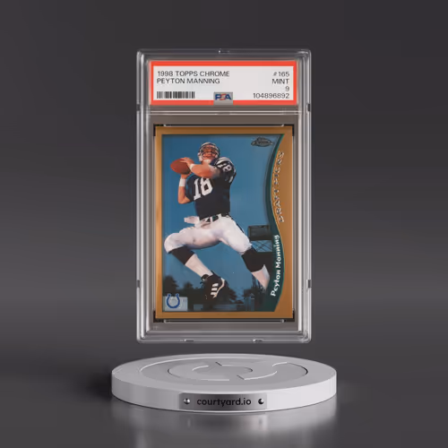 1998 Topps Chrome #165 Peyton Manning (PSA 9 MINT)