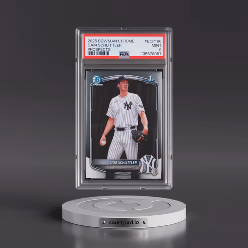 2025 Bowman Chrome Prospects #BCP166 Cam Schlittler (PSA 9 MINT)