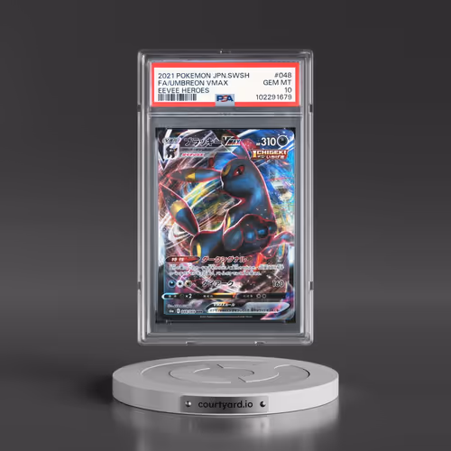 2021 Pokémon Sword & Shield Eevee Heroes #048 Umbreon Vmax - Full Art (PSA 10 GEM MINT)