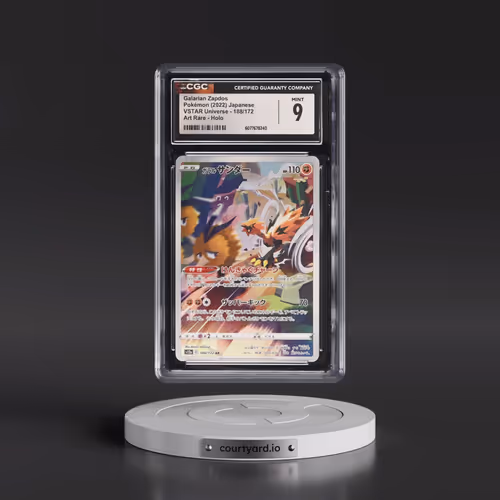 2022 VSTAR Universe #188/172 Galarian Zapdos - Art Rare Holo (CGC 9 MINT)