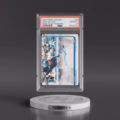 2019 Topps Chrome Update Autographs #JN Josh Naylor (PSA 10 GEM MINT)