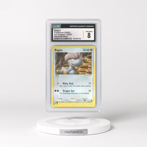 2003 EX Dragon #50 Bagon - Holo (CGC 8 NM-MT)