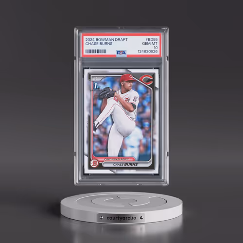 2024 Bowman Draft #BD55 Chase Burns (PSA 10 GEM MINT)