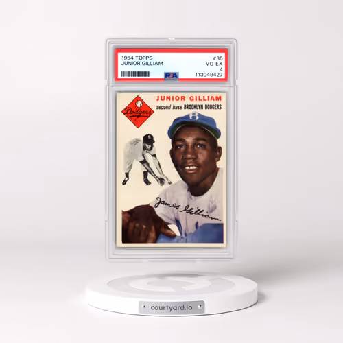 1954 Topps #35 Junior Gilliam (PSA 4 VG-EX)