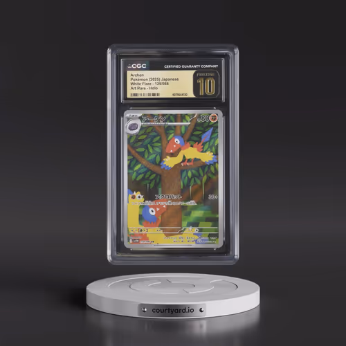 2025 White Flare - sv11W #129/086 Archen - Art Rare Holo (CGC 10 PRISTINE)