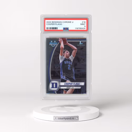 2024 Bowman Chrome University #16 Cooper Flagg (PSA 9 MINT)